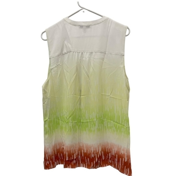 CHAUS New York Sleeveless Front Zipper Blouse Top.Size L - Picture 7 of 13